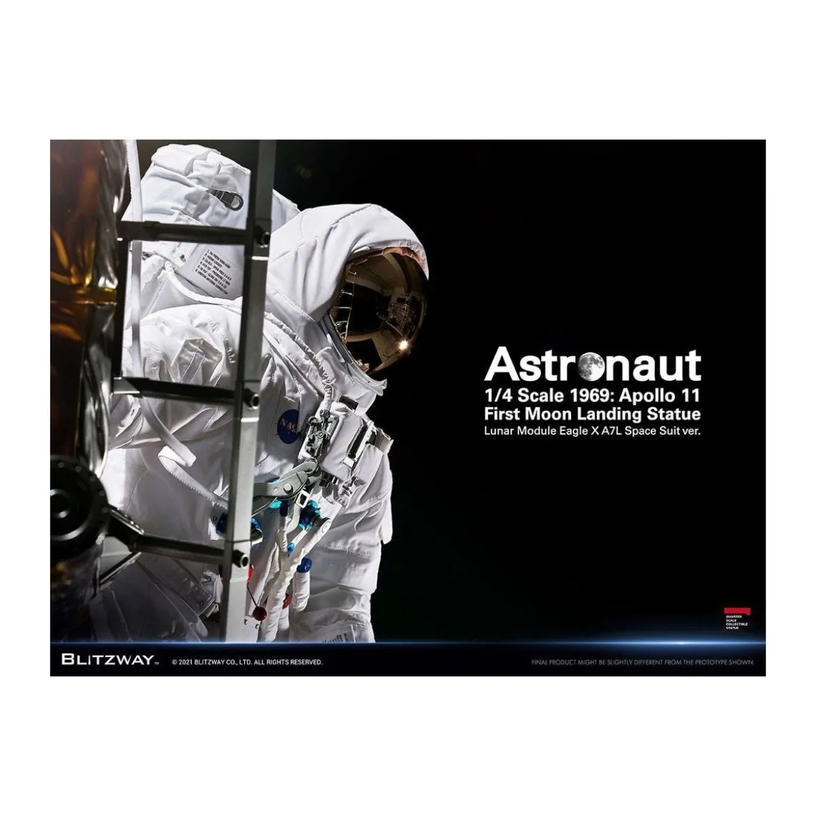 Blitzway - Astronaut Apollo 11 : LM-5 A7L ver. 1/4 - Hybrid Superb Scale