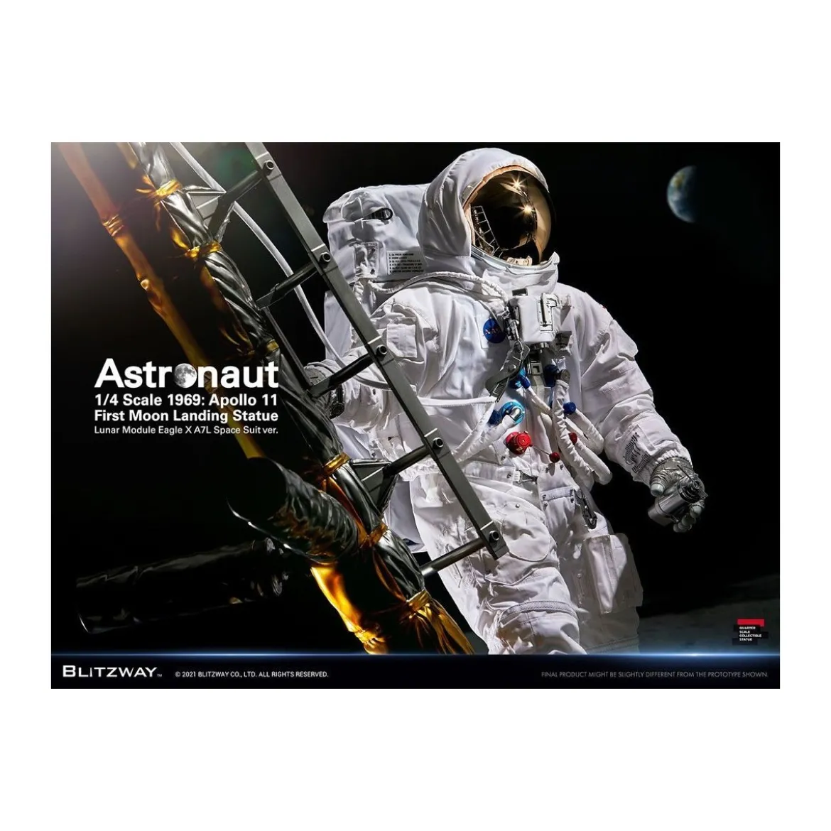 Blitzway - Astronaut Apollo 11 : LM-5 A7L ver. 1/4 - Hybrid Superb Scale