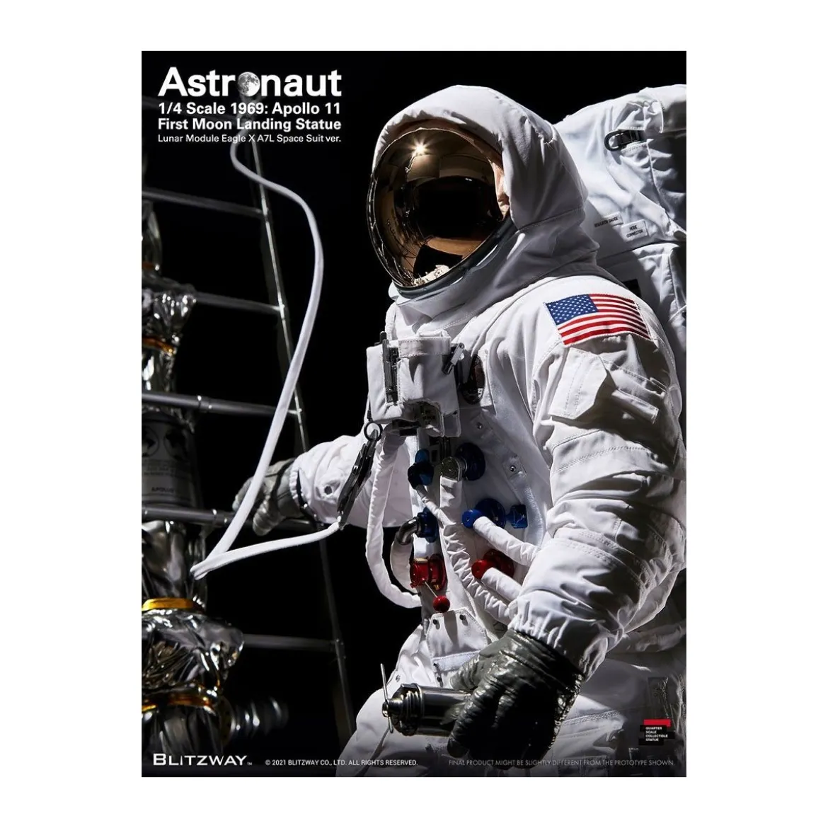 Blitzway - Astronaut Apollo 11 : LM-5 A7L ver. 1/4 - Hybrid Superb Scale