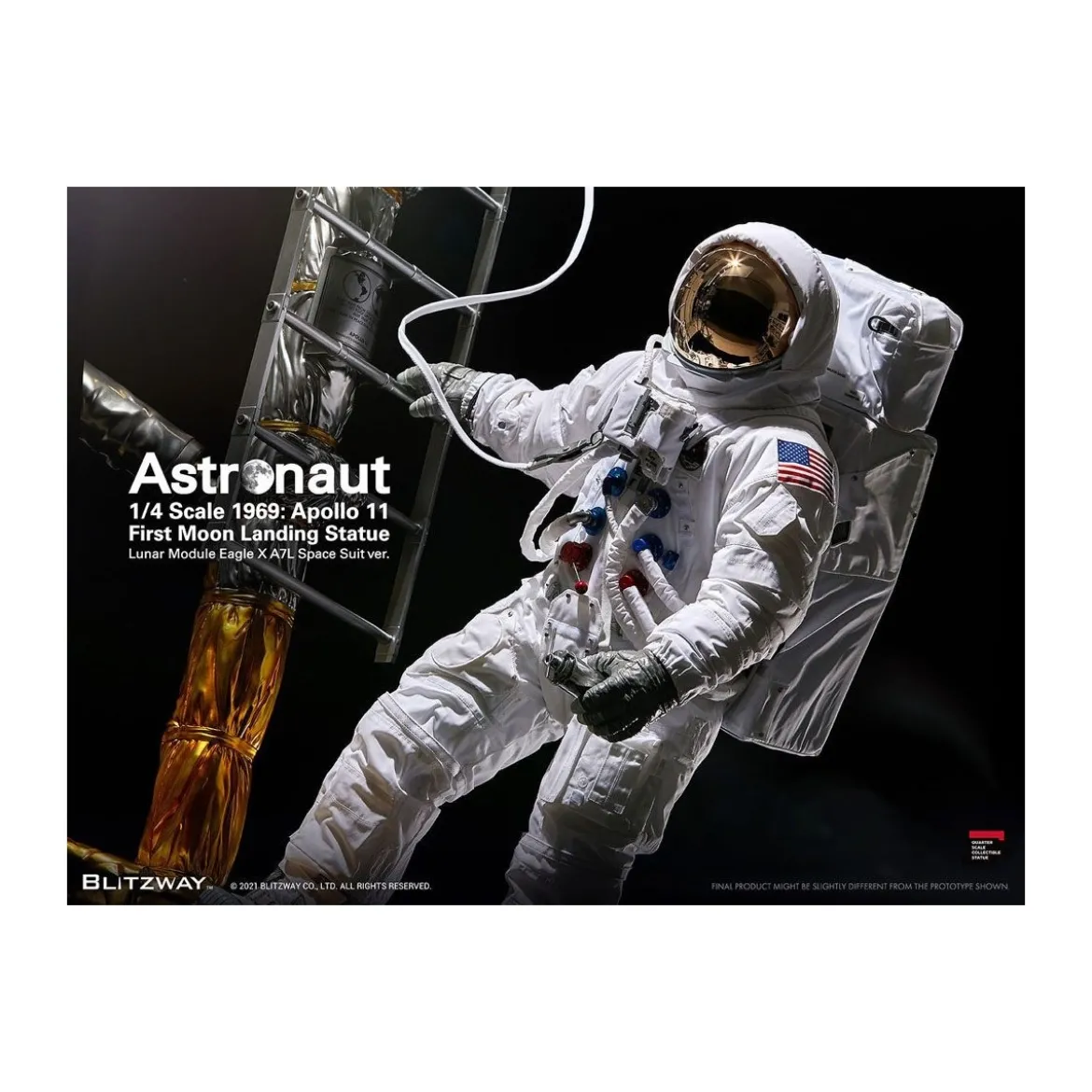 Blitzway - Astronaut Apollo 11 : LM-5 A7L ver. 1/4 - Hybrid Superb Scale