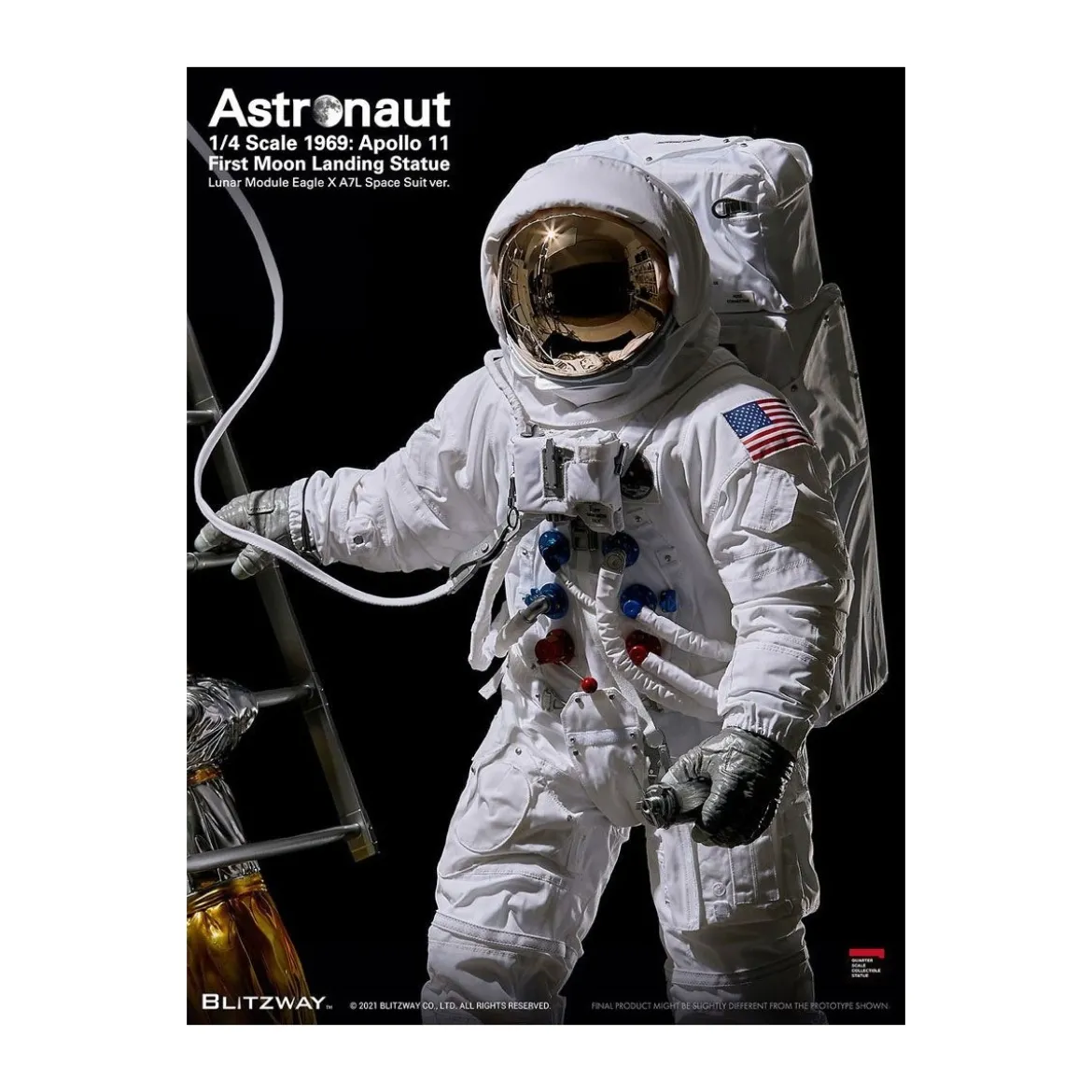 Blitzway - Astronaut Apollo 11 : LM-5 A7L ver. 1/4 - Hybrid Superb Scale