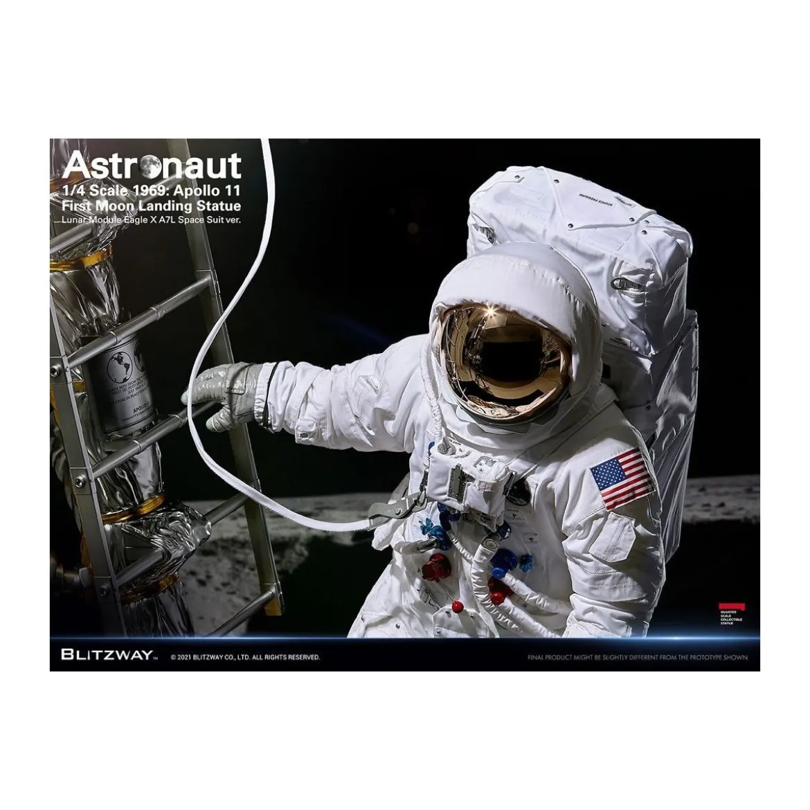 Blitzway - Astronaut Apollo 11 : LM-5 A7L ver. 1/4 - Hybrid Superb Scale