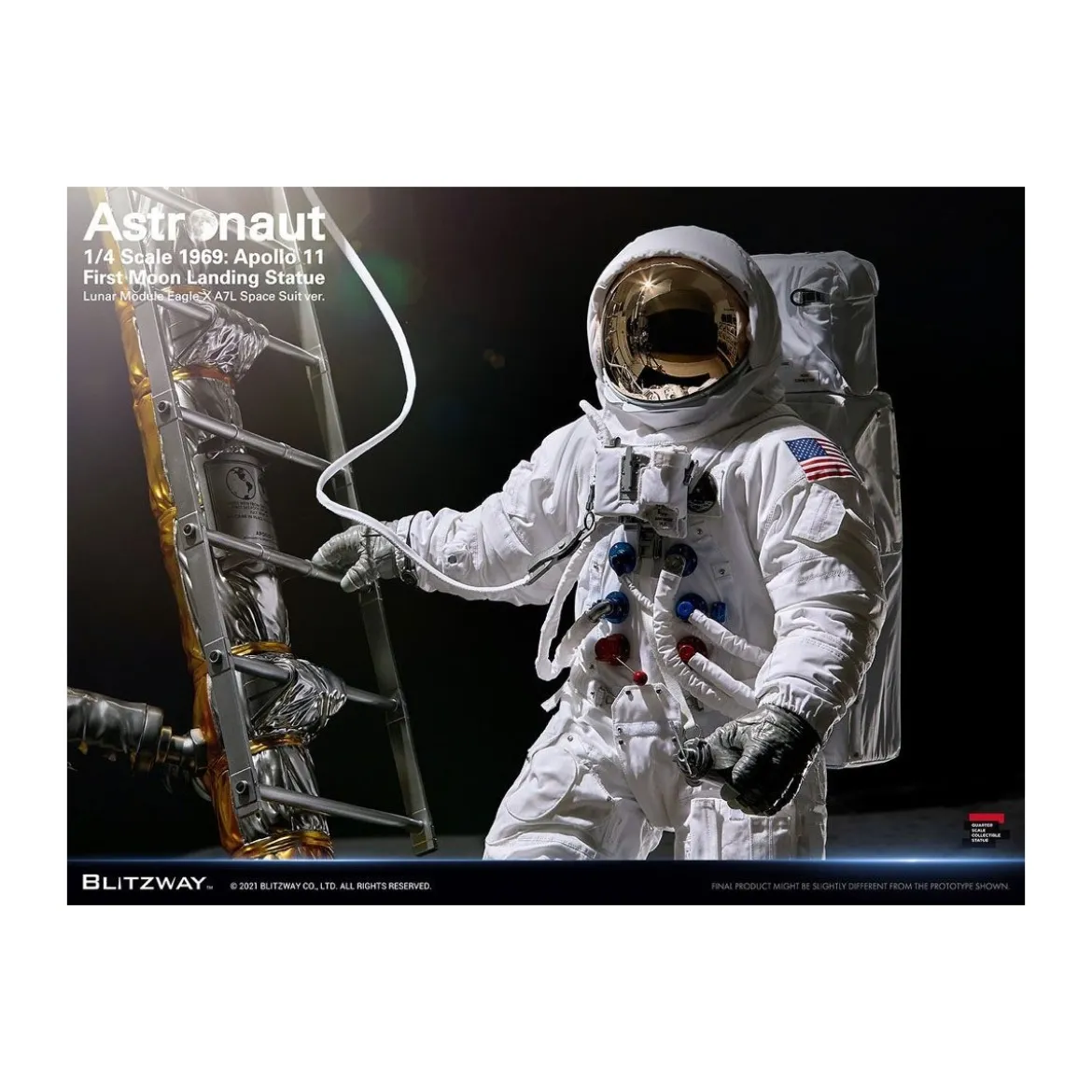 Blitzway - Astronaut Apollo 11 : LM-5 A7L ver. 1/4 - Hybrid Superb Scale