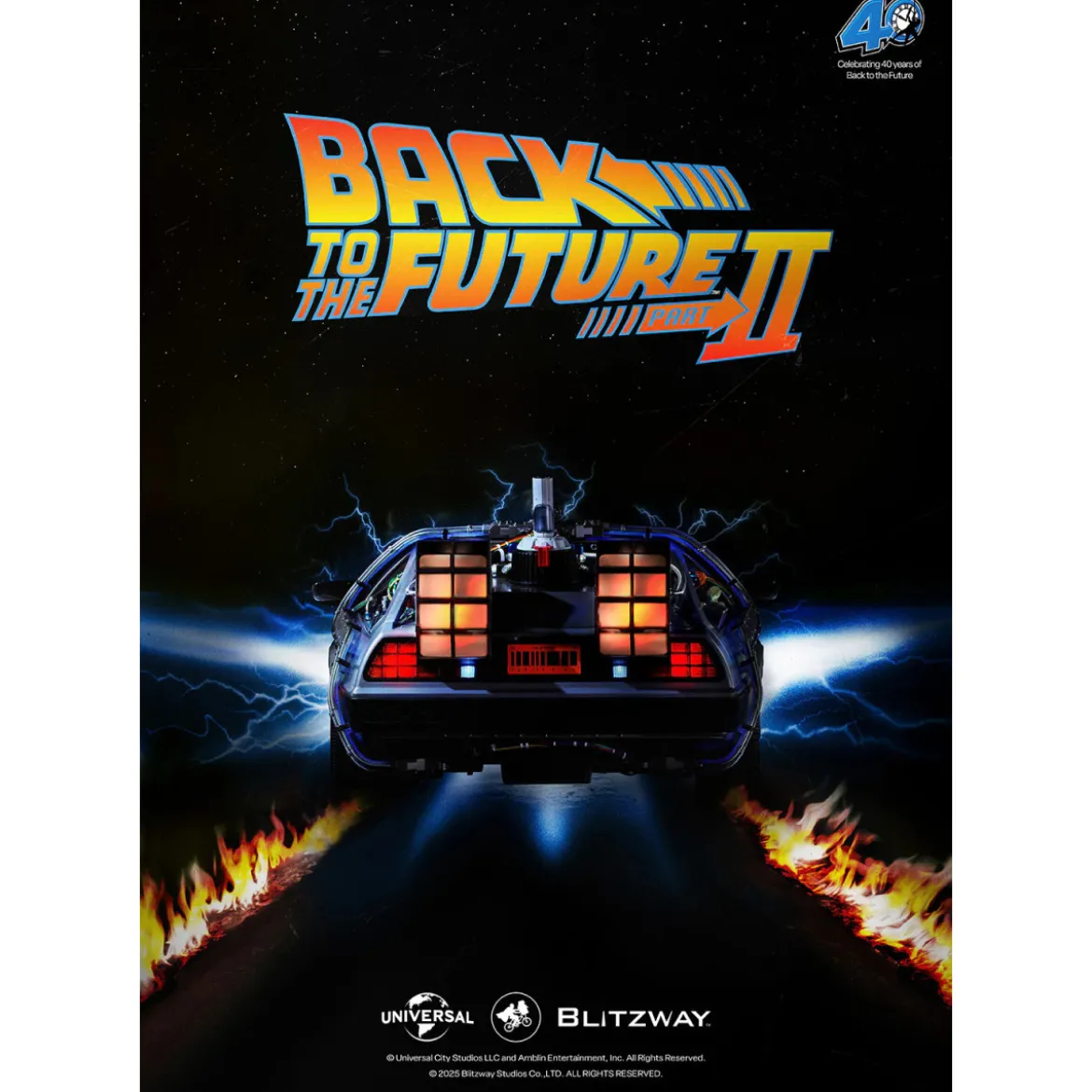 Blitzway - Back to the Future 2 Time Machine Premium UMS 1/6 - Delorean