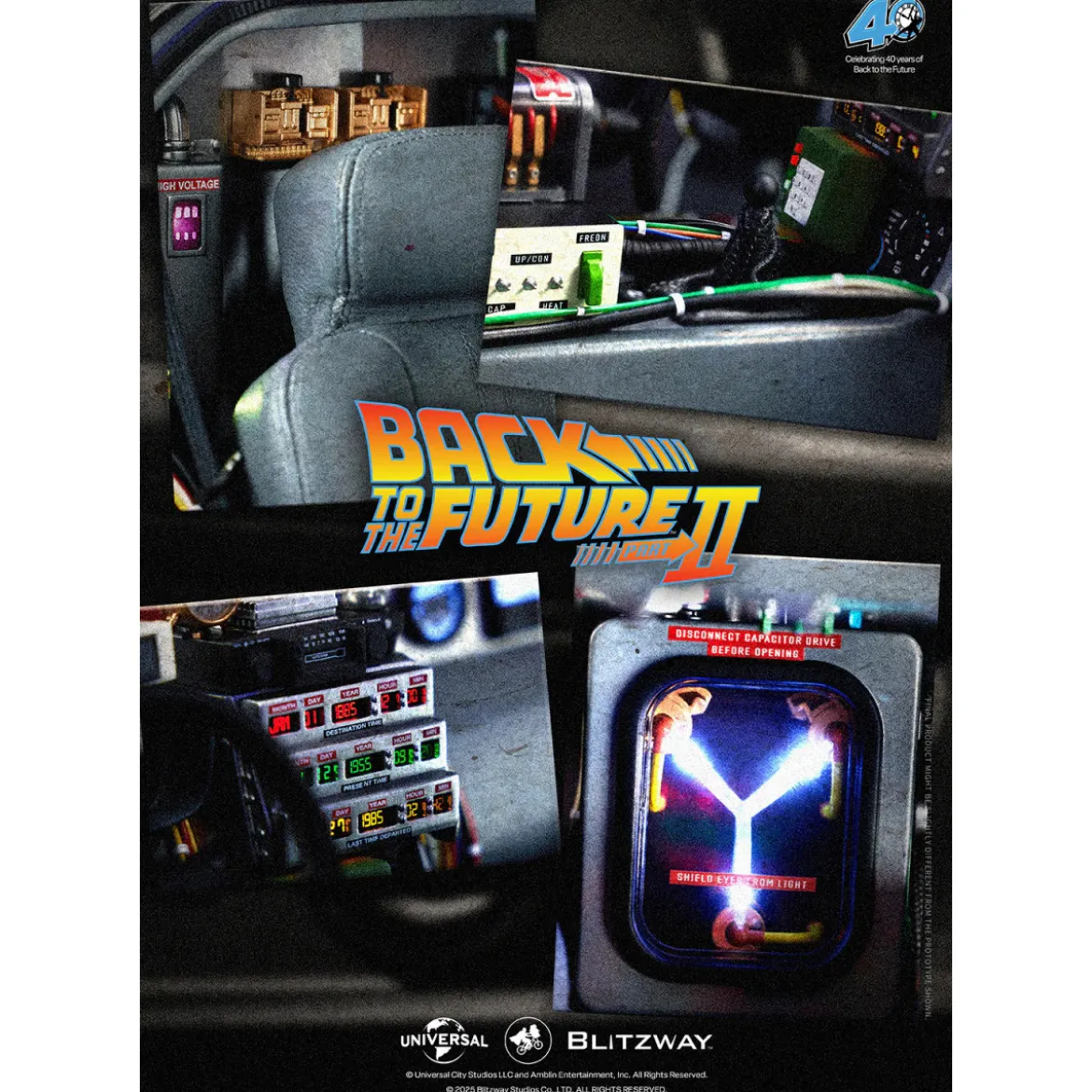Blitzway - Back to the Future 2 Time Machine Premium UMS 1/6 - Delorean