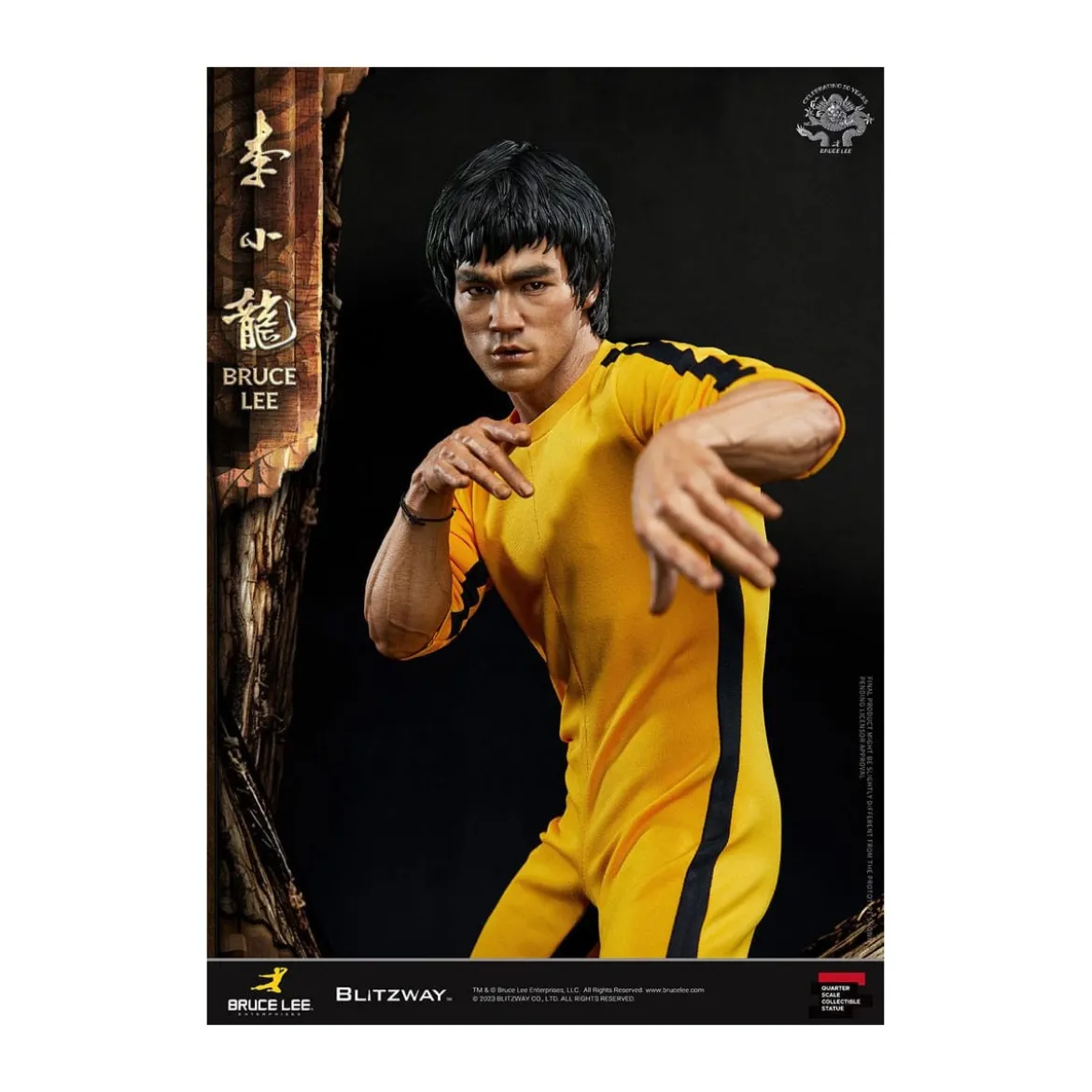 Blitzway - Bruce Lee statuette 1/4 50th Anniversary Tribute - le Jeu de la Mort