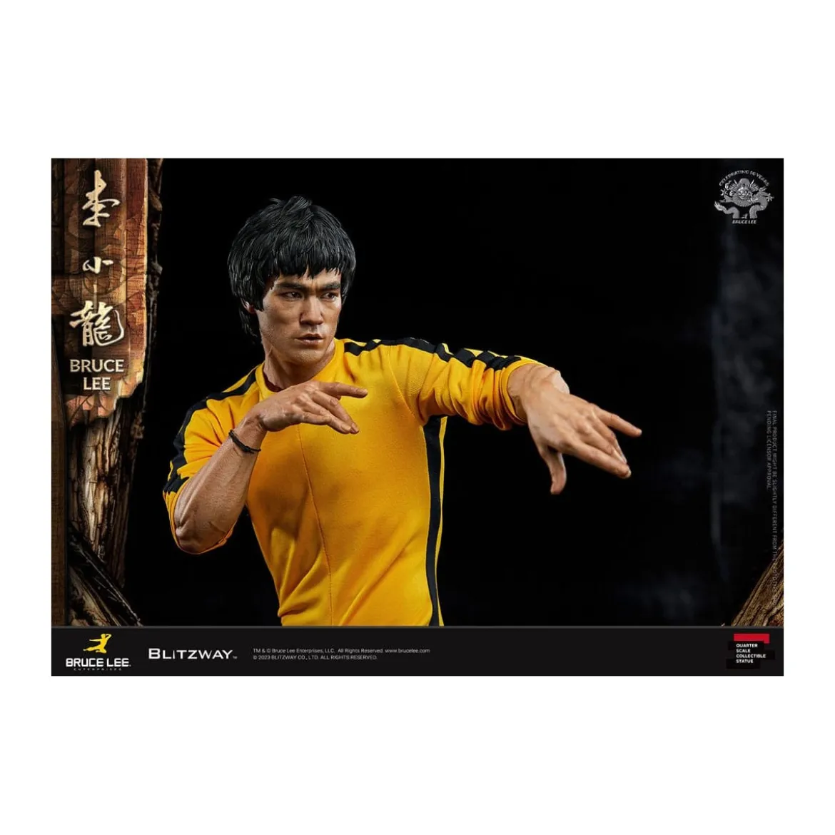 Blitzway - Bruce Lee statuette 1/4 50th Anniversary Tribute - le Jeu de la Mort