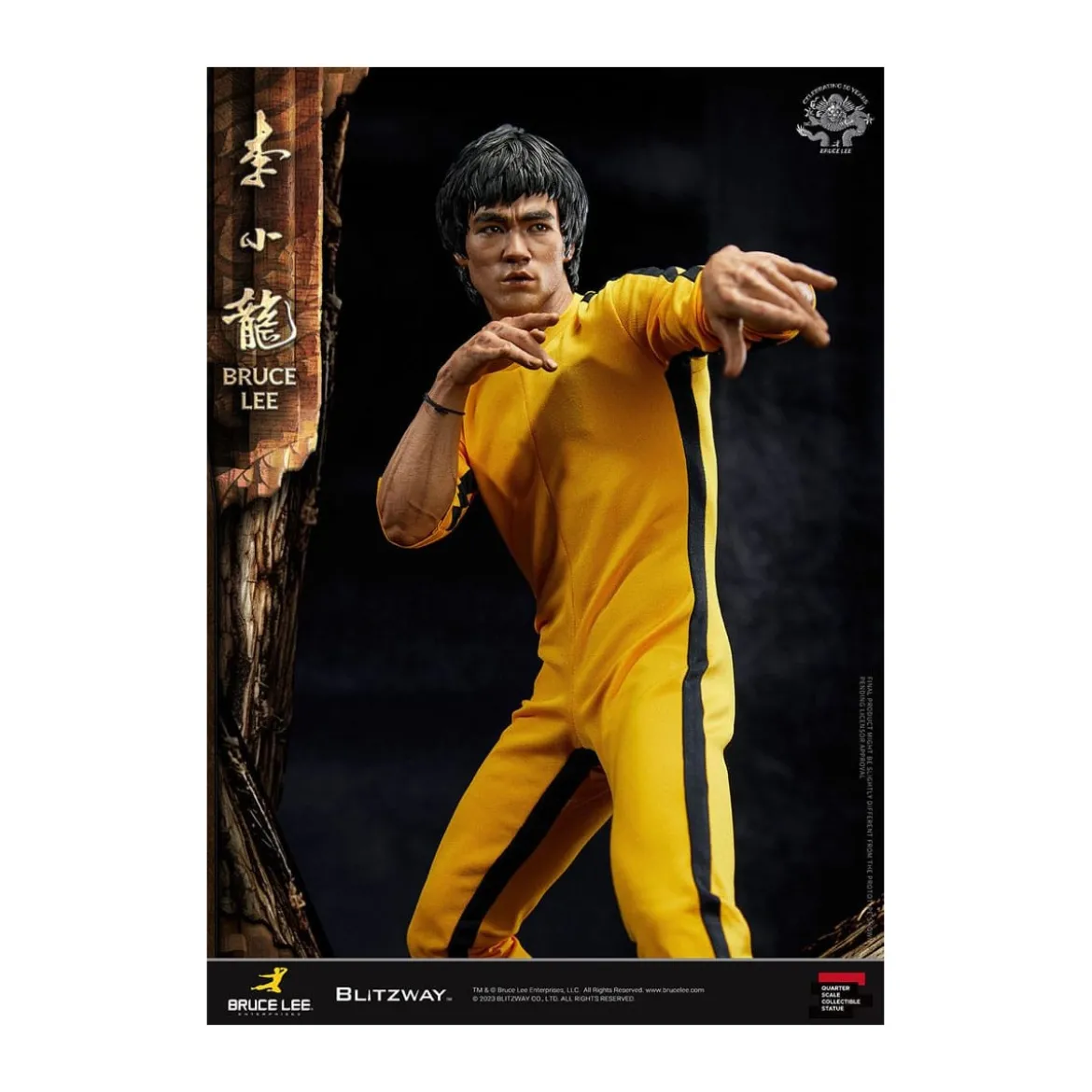 Blitzway - Bruce Lee statuette 1/4 50th Anniversary Tribute - le Jeu de la Mort