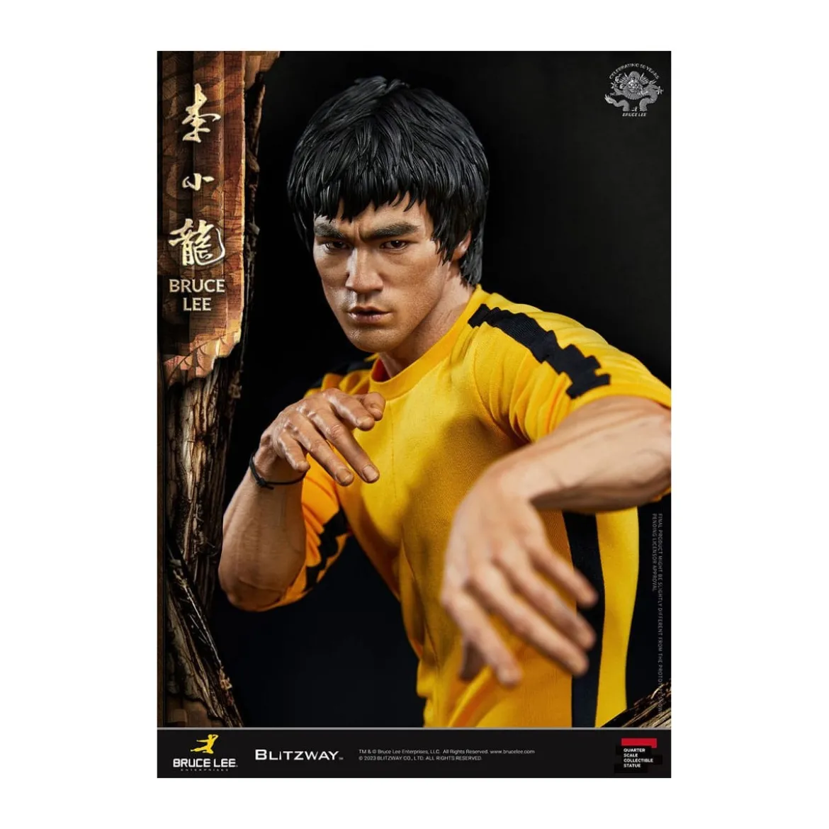 Blitzway - Bruce Lee statuette 1/4 50th Anniversary Tribute - le Jeu de la Mort
