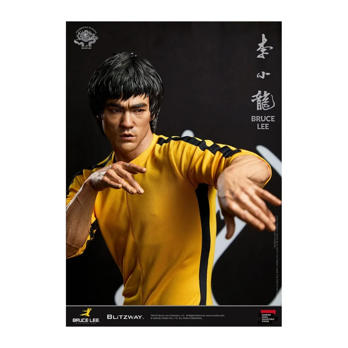 Blitzway - Bruce Lee statuette 1/4 50th Anniversary Tribute - le Jeu de la Mort