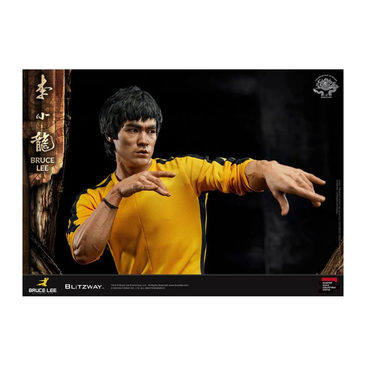 Blitzway - Bruce Lee statuette 1/4 50th Anniversary Tribute - le Jeu de la Mort