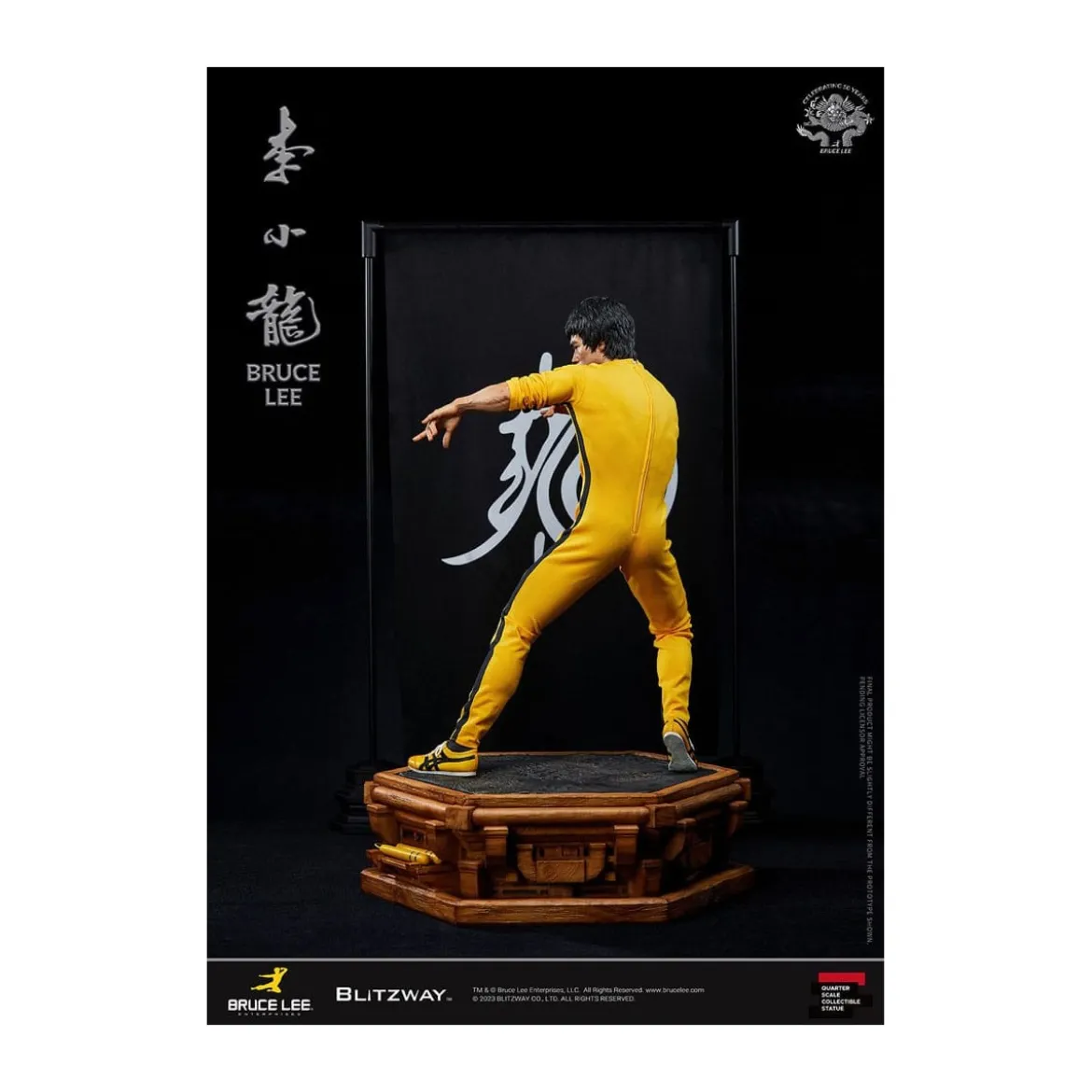 Blitzway - Bruce Lee statuette 1/4 50th Anniversary Tribute - le Jeu de la Mort