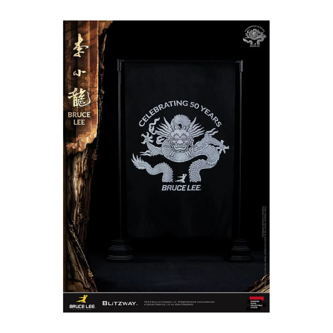 Blitzway - Bruce Lee statuette 1/4 50th Anniversary Tribute - le Jeu de la Mort
