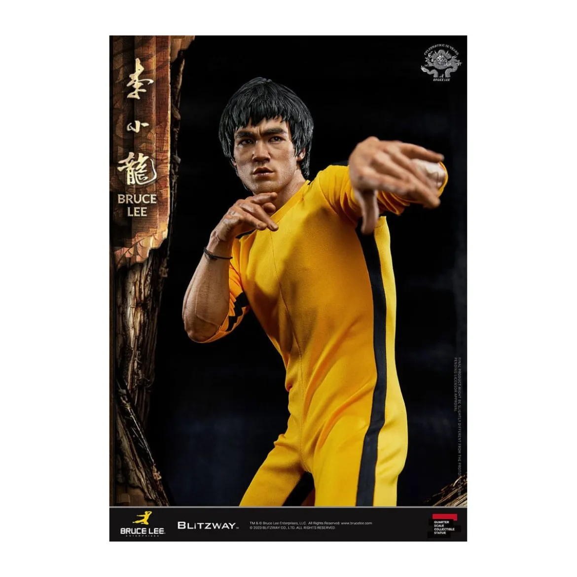 Blitzway - Bruce Lee statuette 1/4 50th Anniversary Tribute - le Jeu de la Mort