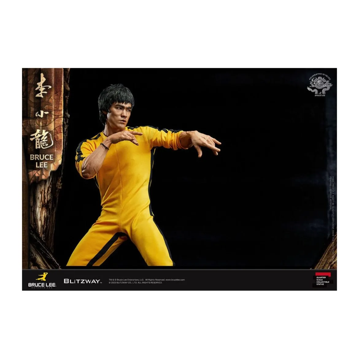 Blitzway - Bruce Lee statuette 1/4 50th Anniversary Tribute - le Jeu de la Mort