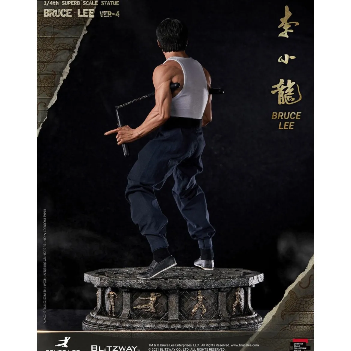 Blitzway - Bruce Lee statuette 1/4 Tribute version 4- 55 cm