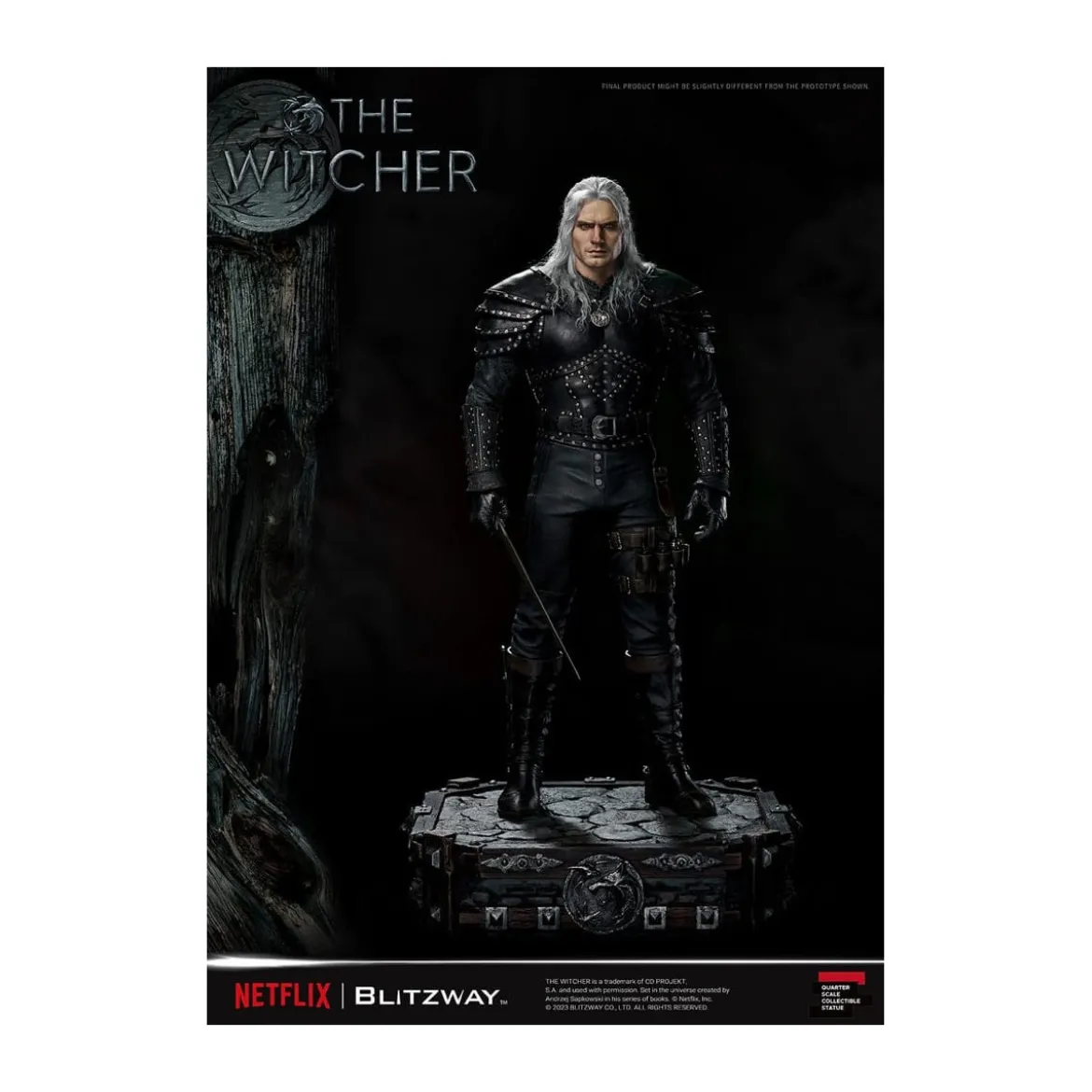 Blitzway - Geralt of Rivia 1/4 Statue Superb Scale - The Witcher