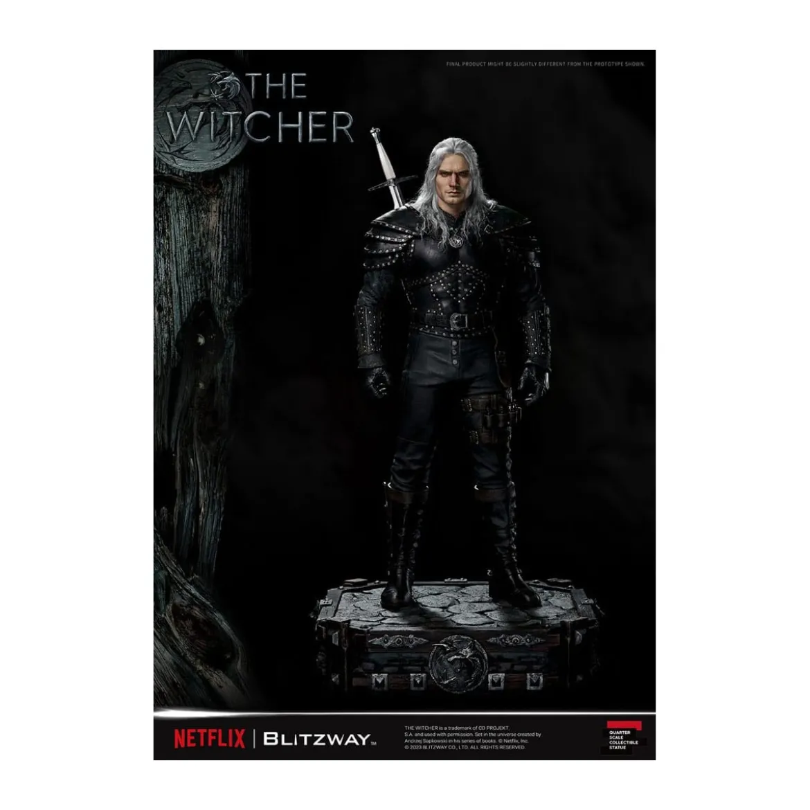 Blitzway - Geralt of Rivia 1/4 Statue Superb Scale - The Witcher