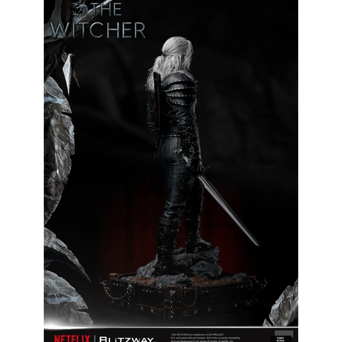 Blitzway - Geralt of Rivia 1/3 Statue Infinite Scale - The Witcher