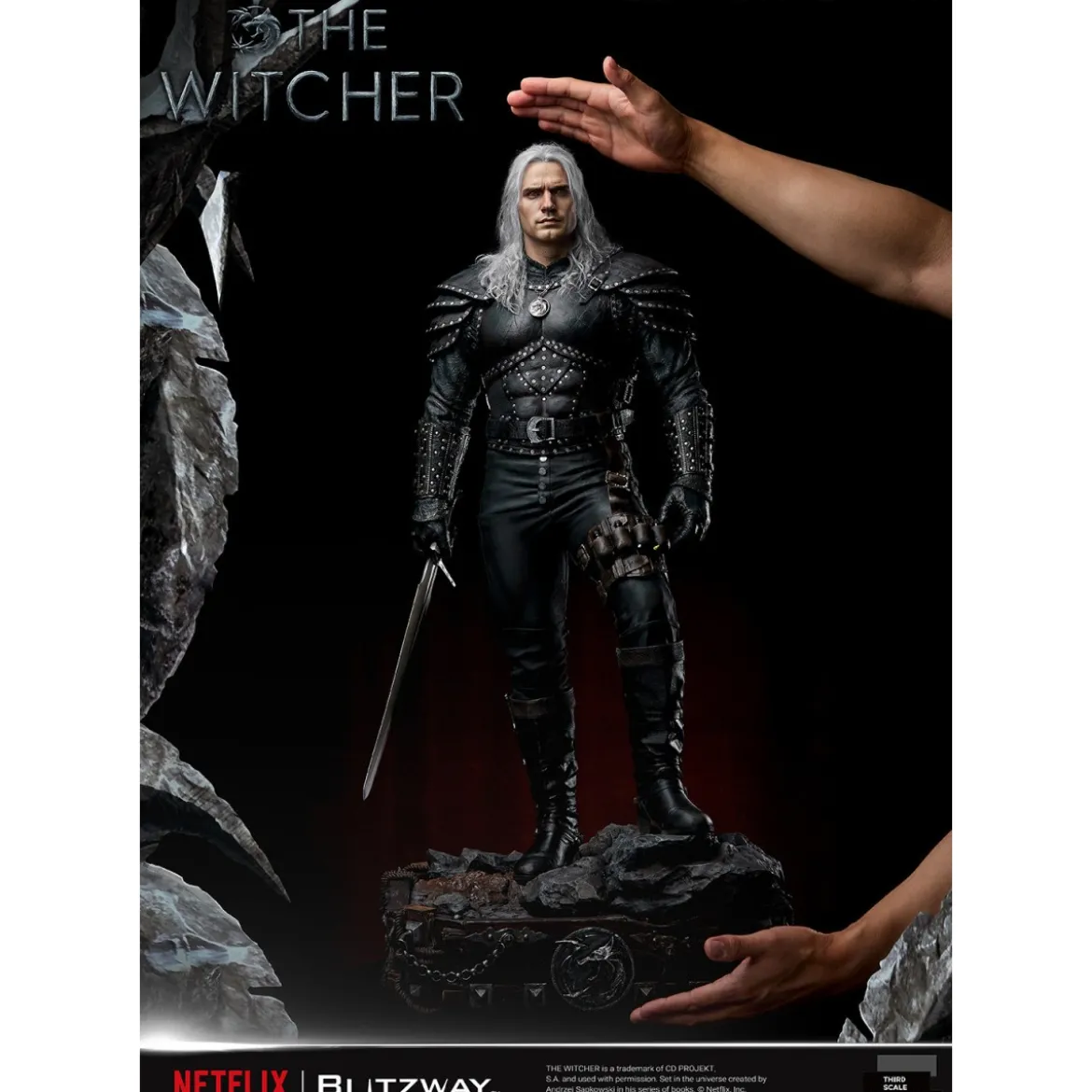 Blitzway - Geralt of Rivia 1/3 Statue Infinite Scale - The Witcher