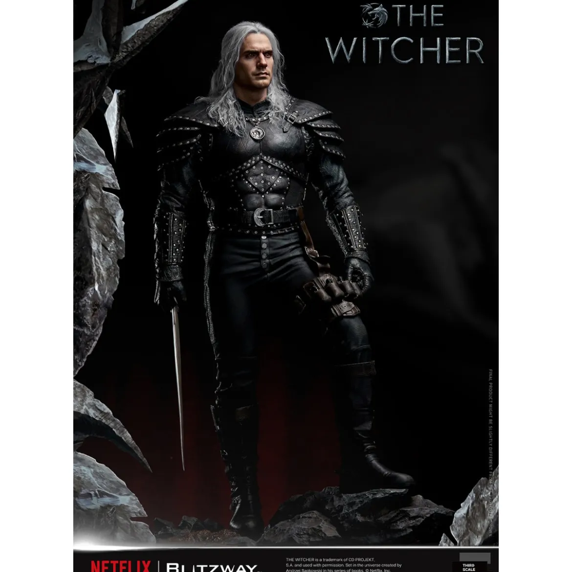Blitzway - Geralt of Rivia 1/3 Statue Infinite Scale - The Witcher