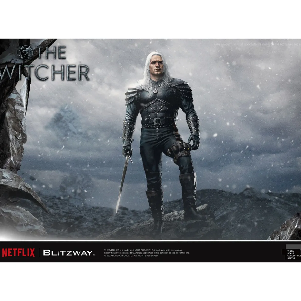 Blitzway - Geralt of Rivia 1/3 Statue Infinite Scale - The Witcher