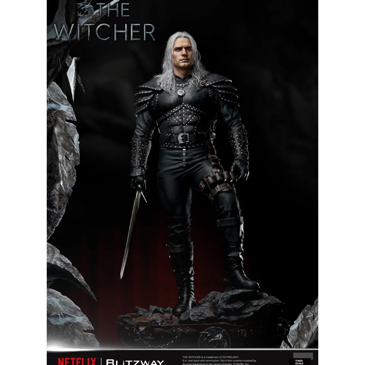 Blitzway - Geralt of Rivia 1/3 Statue Infinite Scale - The Witcher