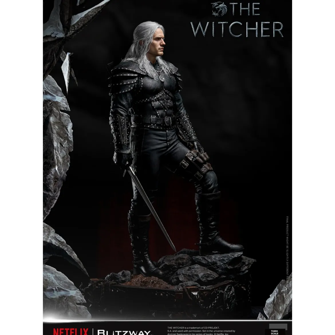 Blitzway - Geralt of Rivia 1/3 Statue Infinite Scale - The Witcher