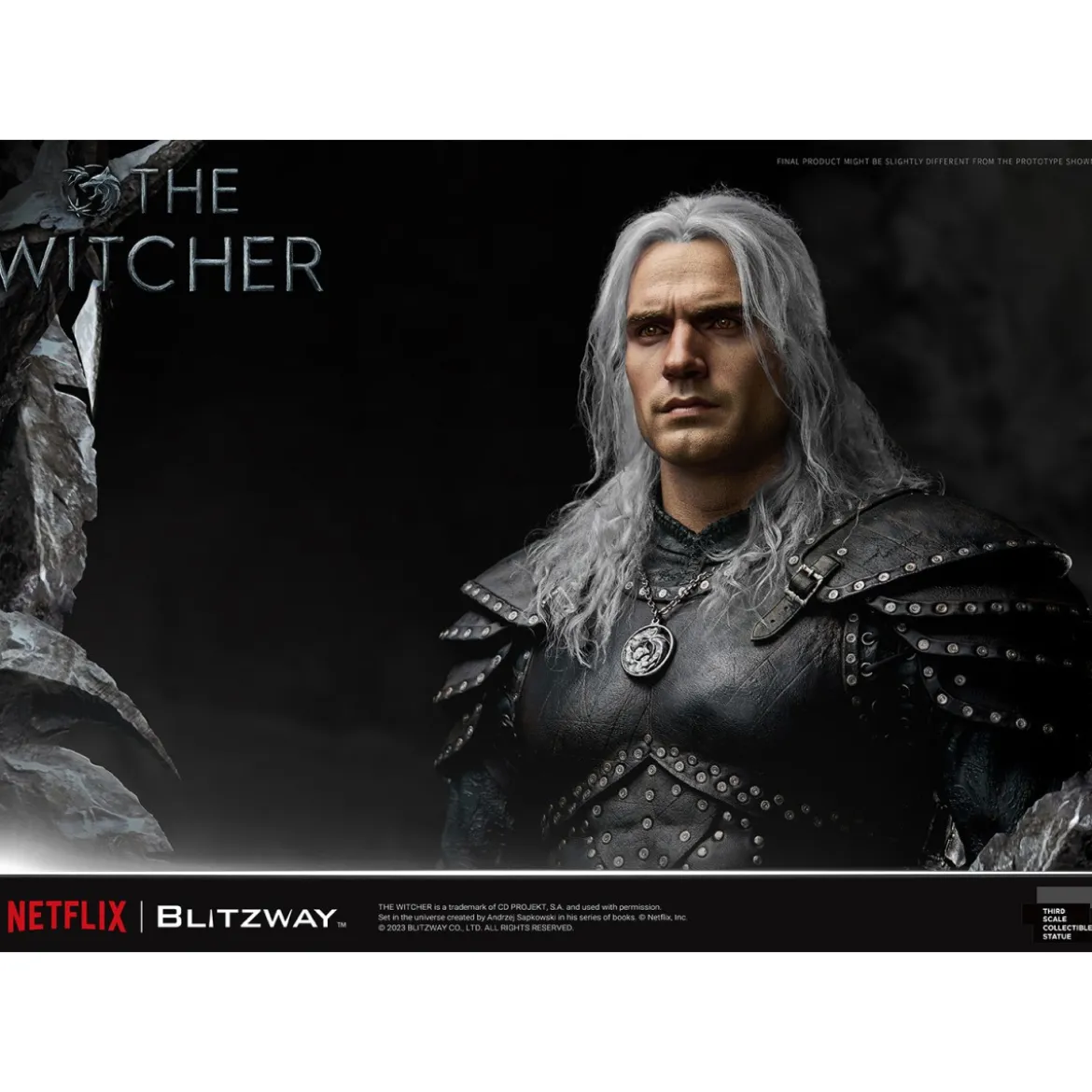 Blitzway - Geralt of Rivia 1/3 Statue Infinite Scale - The Witcher