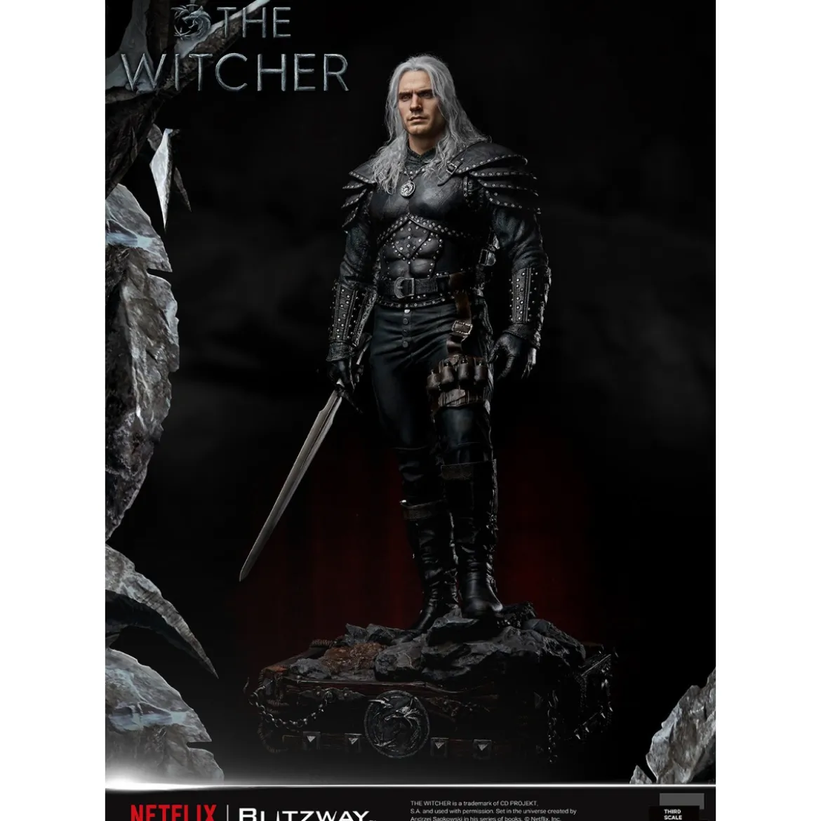 Blitzway - Geralt of Rivia 1/3 Statue Infinite Scale - The Witcher