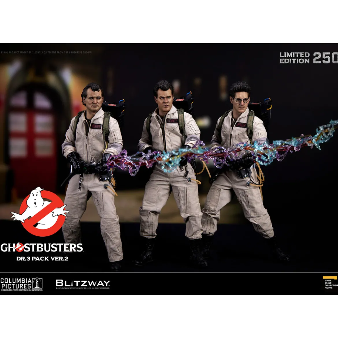 Blitzway - Ghostbusters Dr. 3 Pack ver.2 1/6 - Pack de 3 figurines