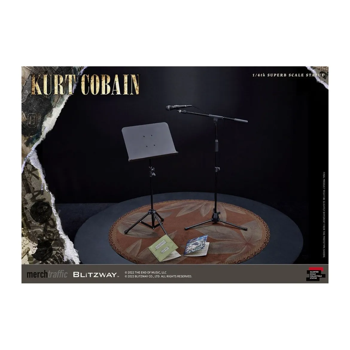 Blitzway - Kurt Cobain statuette Superb Scale 1/4 Unplugged