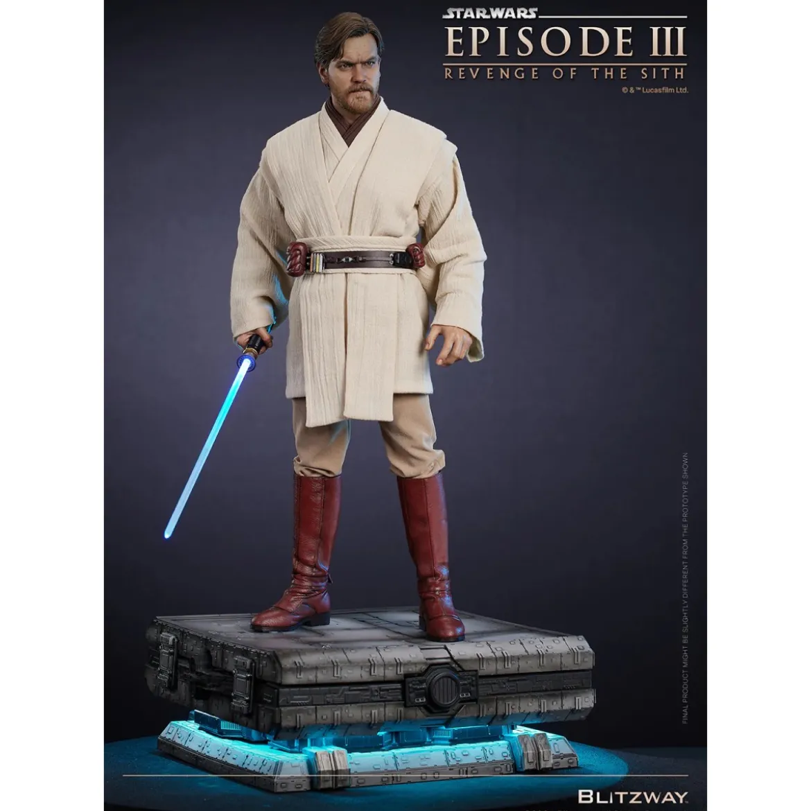 Blitzway Superb Scale Statue - Obi-Wan Kenobi Standard Version 1/4 - Star Wars Episode III