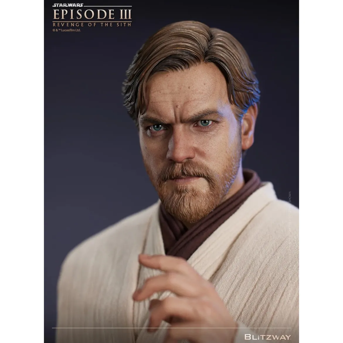 Blitzway Superb Scale Statue - Obi-Wan Kenobi Standard Version 1/4 - Star Wars Episode III