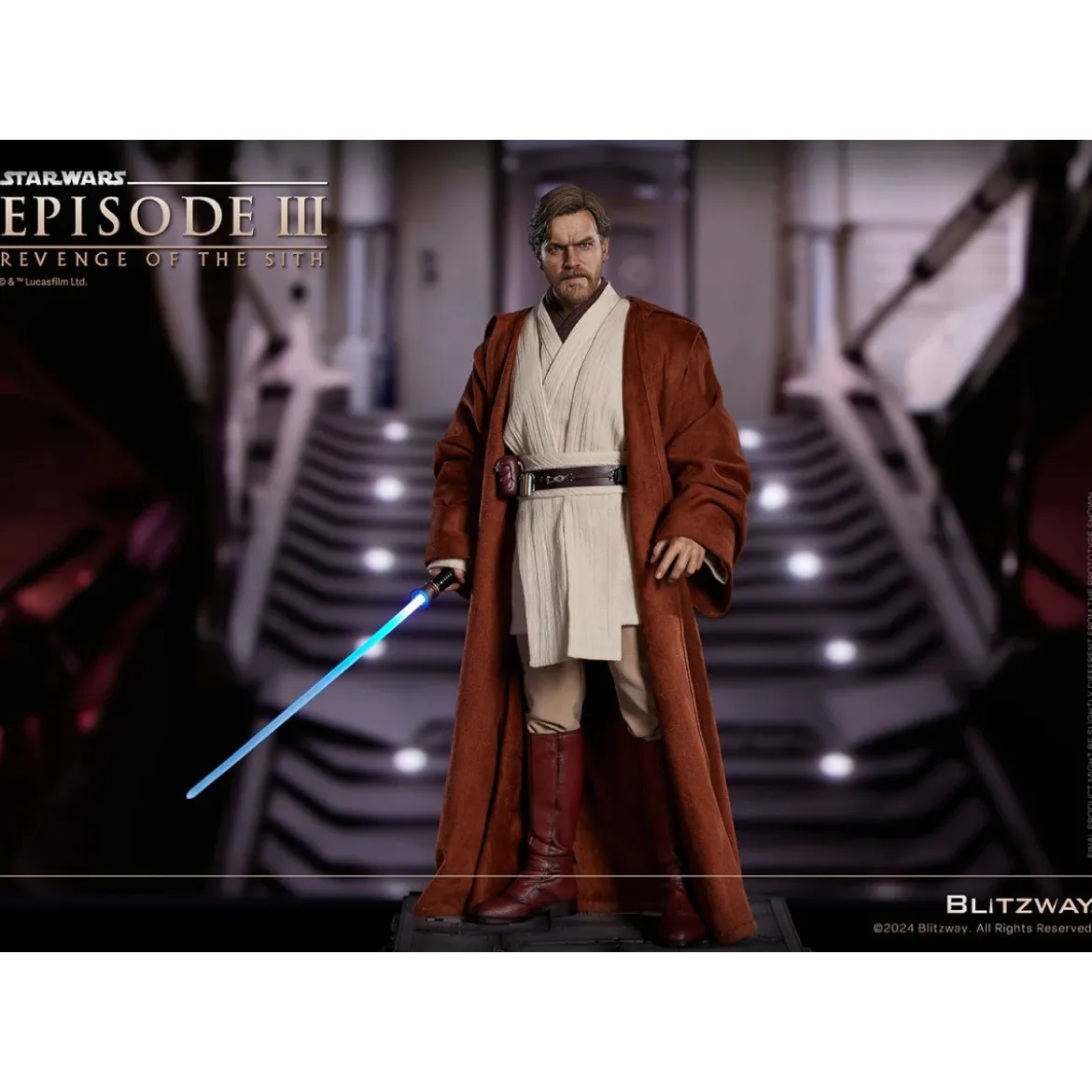 Blitzway Superb Scale Statue - Obi-Wan Kenobi Standard Version 1/4 - Star Wars Episode III