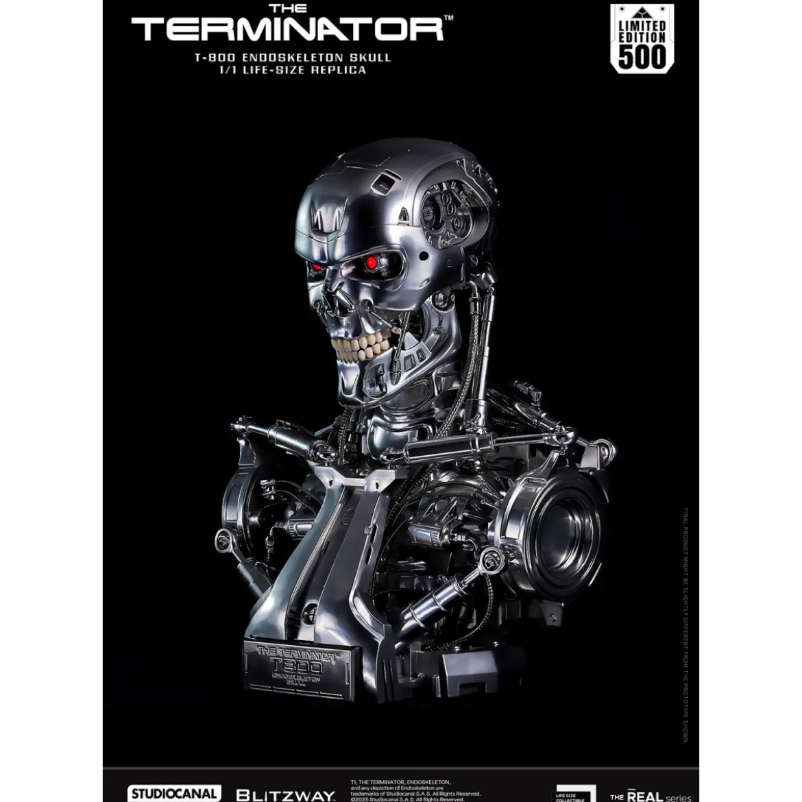 Blitzway - T800 Endoskeleton Skull 1/1 Life Size - The Terminator