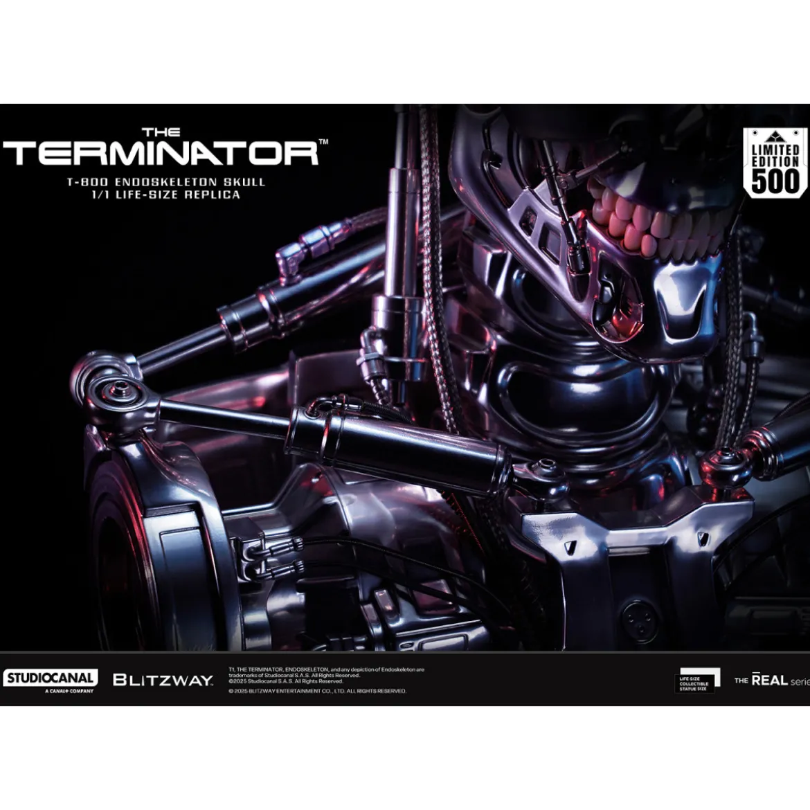 Blitzway - T800 Endoskeleton Skull 1/1 Life Size - The Terminator