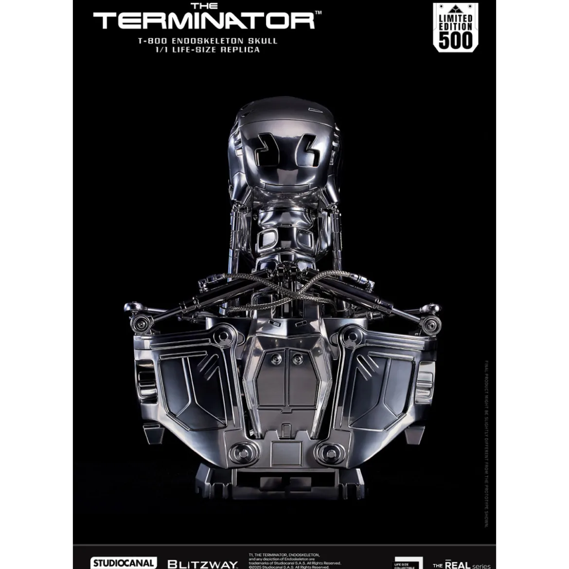 Blitzway - T800 Endoskeleton Skull 1/1 Life Size - The Terminator