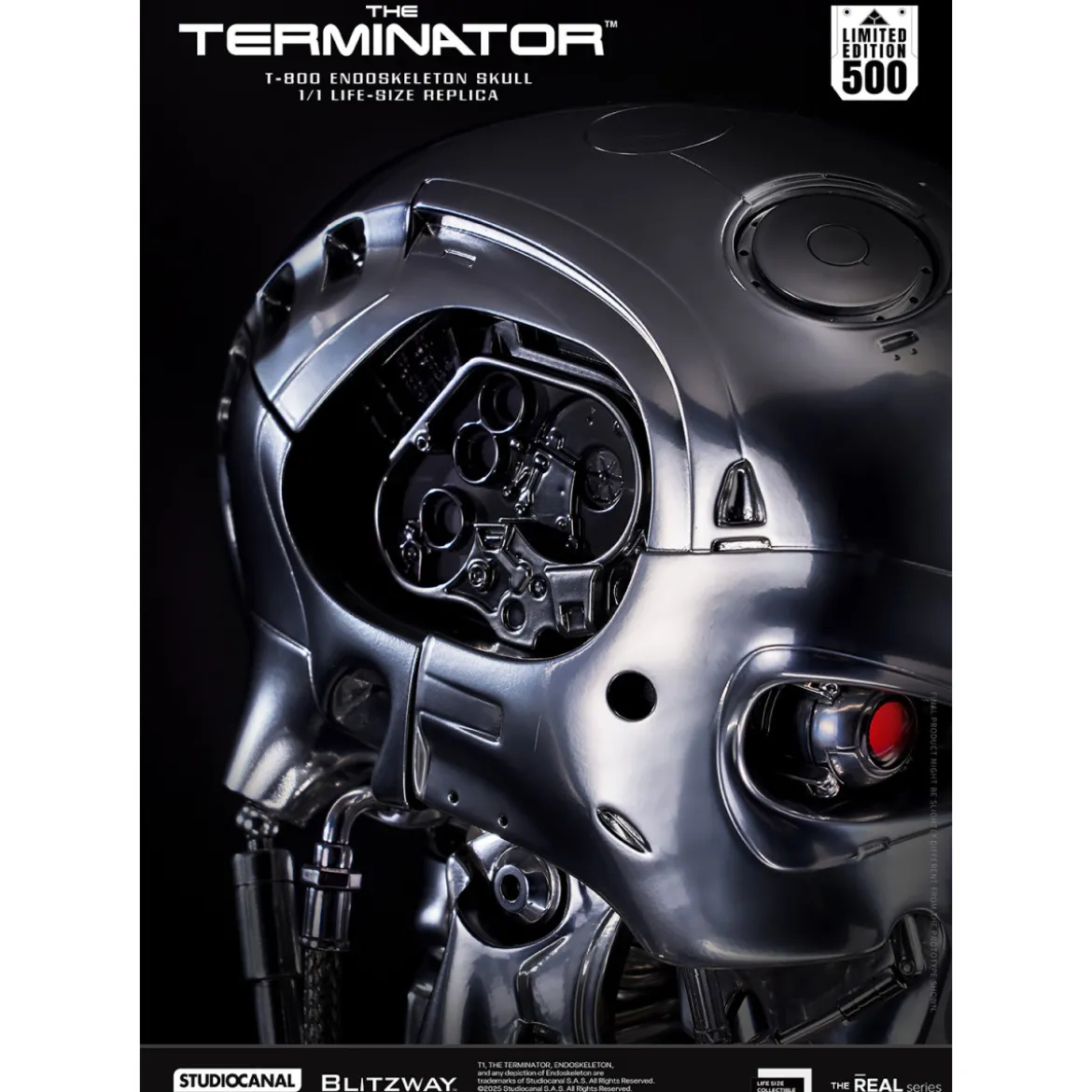 Blitzway - T800 Endoskeleton Skull 1/1 Life Size - The Terminator