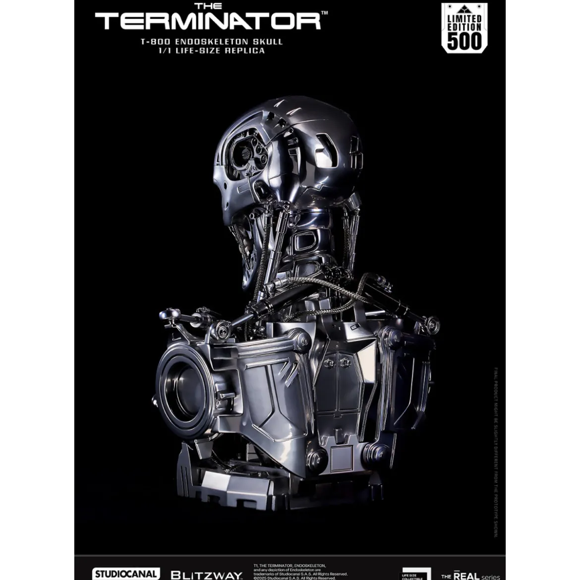 Blitzway - T800 Endoskeleton Skull 1/1 Life Size - The Terminator