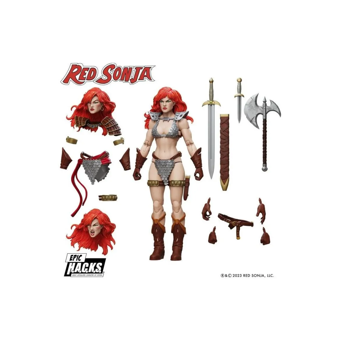 Boss Fight Studio Epic H.A.C.K.S. - Red Sonja 1/12