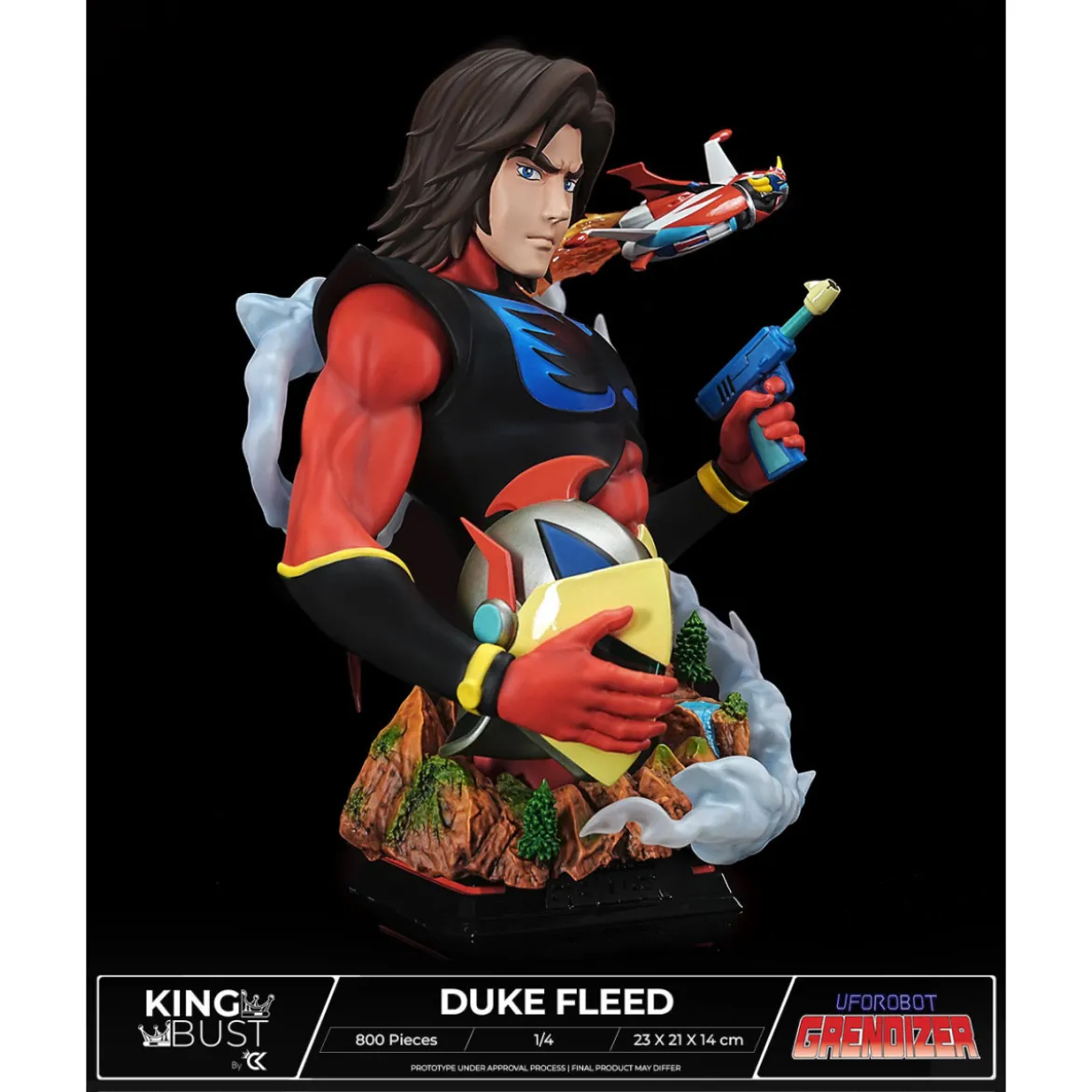 Cartoon Kingdom - King Bust Actarus 1/4 - Goldorak Grendizer - Limited Edition