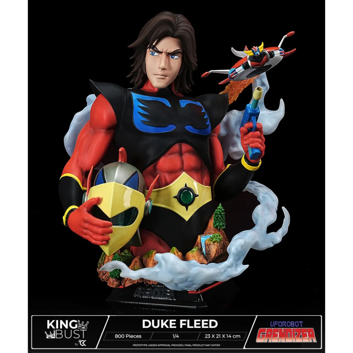 Cartoon Kingdom - King Bust Actarus 1/4 - Goldorak Grendizer - Limited Edition