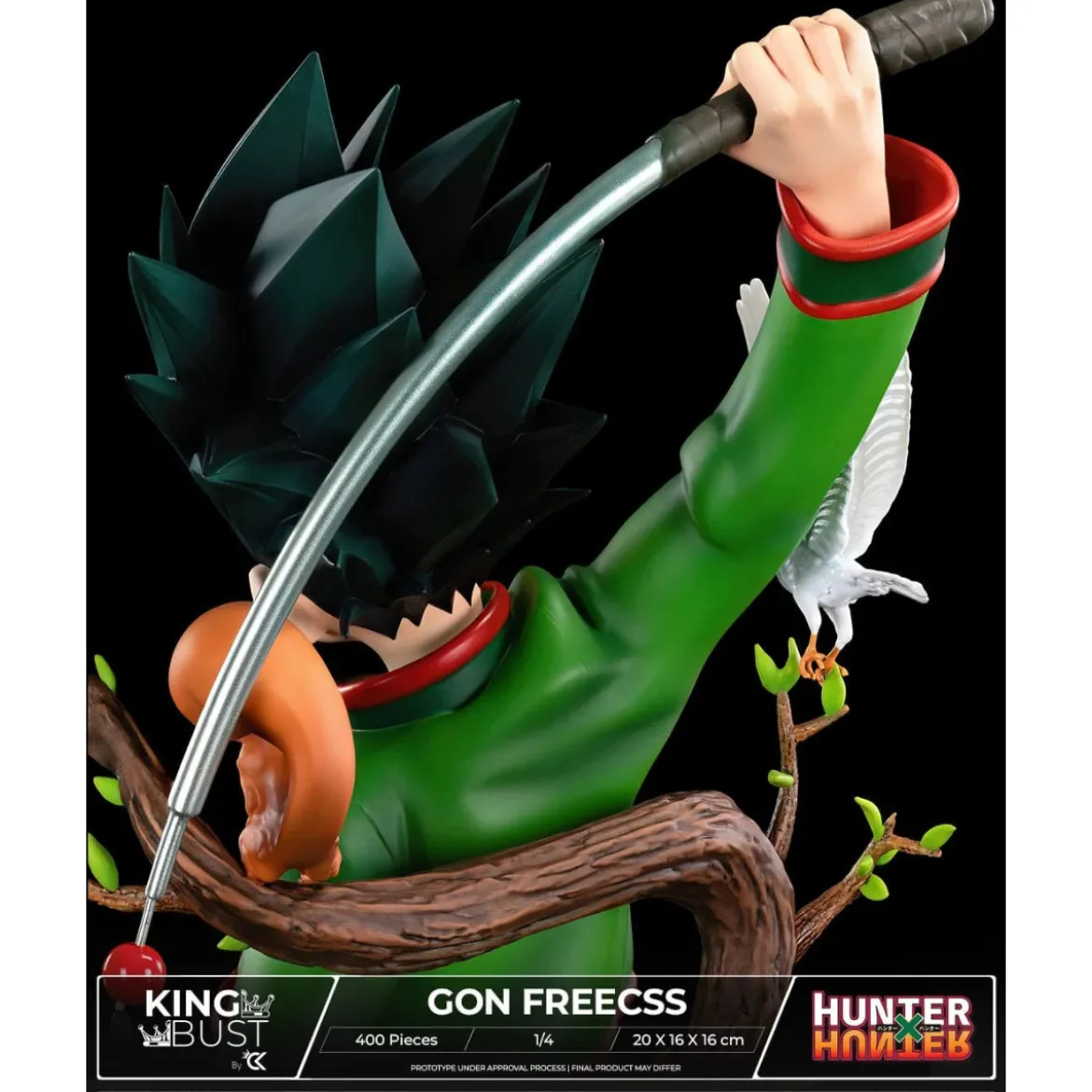 Cartoon Kingdom - King Bust Gon Freecss 1/4 - Hunter X Hunter - Limited Edition