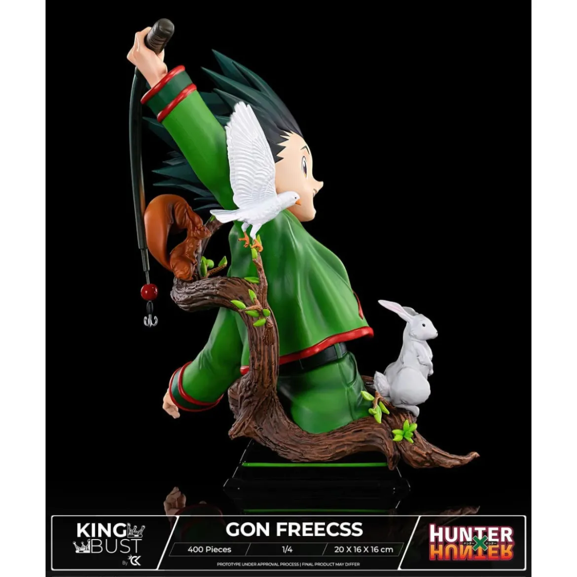Cartoon Kingdom - King Bust Gon Freecss 1/4 - Hunter X Hunter - Limited Edition
