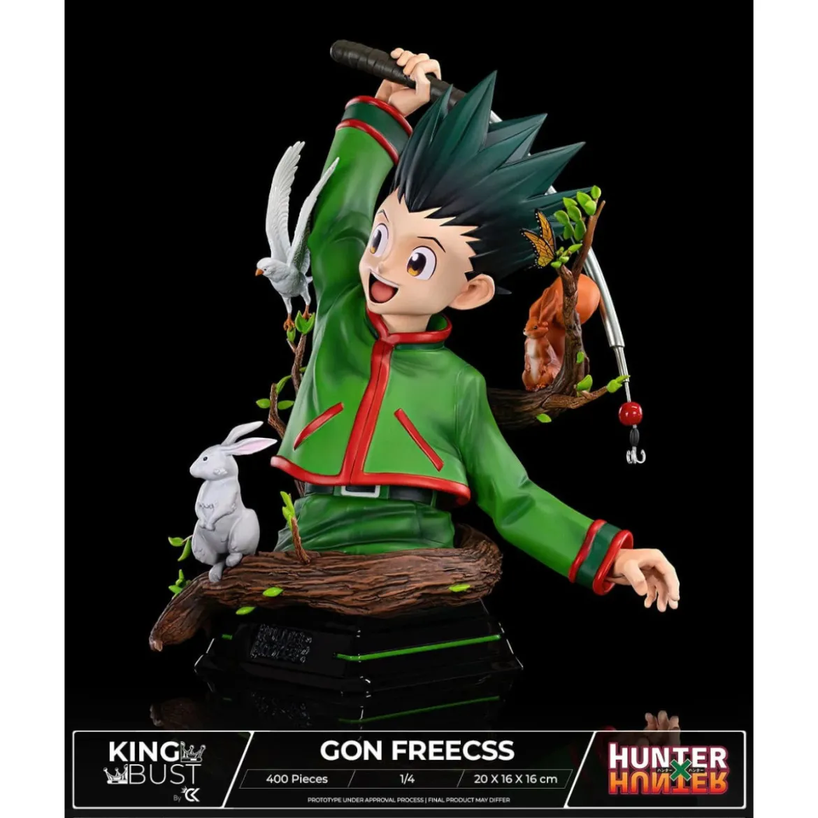 Cartoon Kingdom - King Bust Gon Freecss 1/4 - Hunter X Hunter - Limited Edition