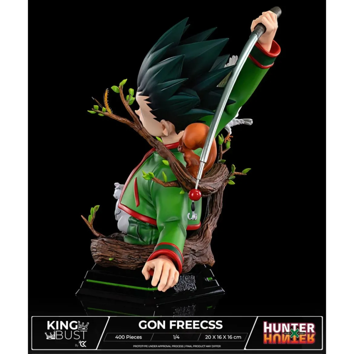 Cartoon Kingdom - King Bust Gon Freecss 1/4 - Hunter X Hunter - Limited Edition
