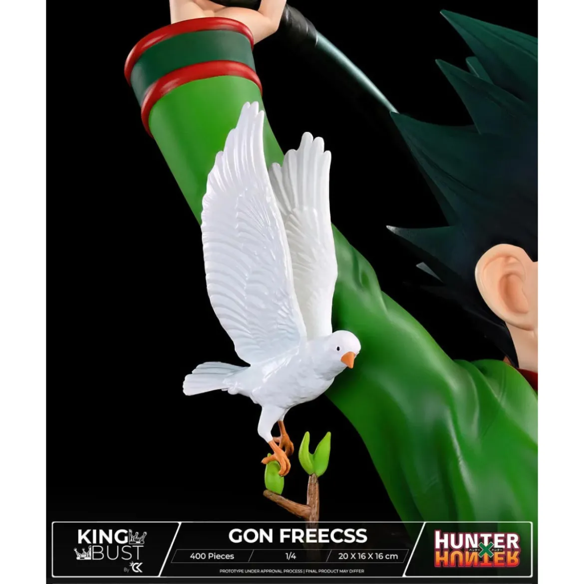 Cartoon Kingdom - King Bust Gon Freecss 1/4 - Hunter X Hunter - Limited Edition