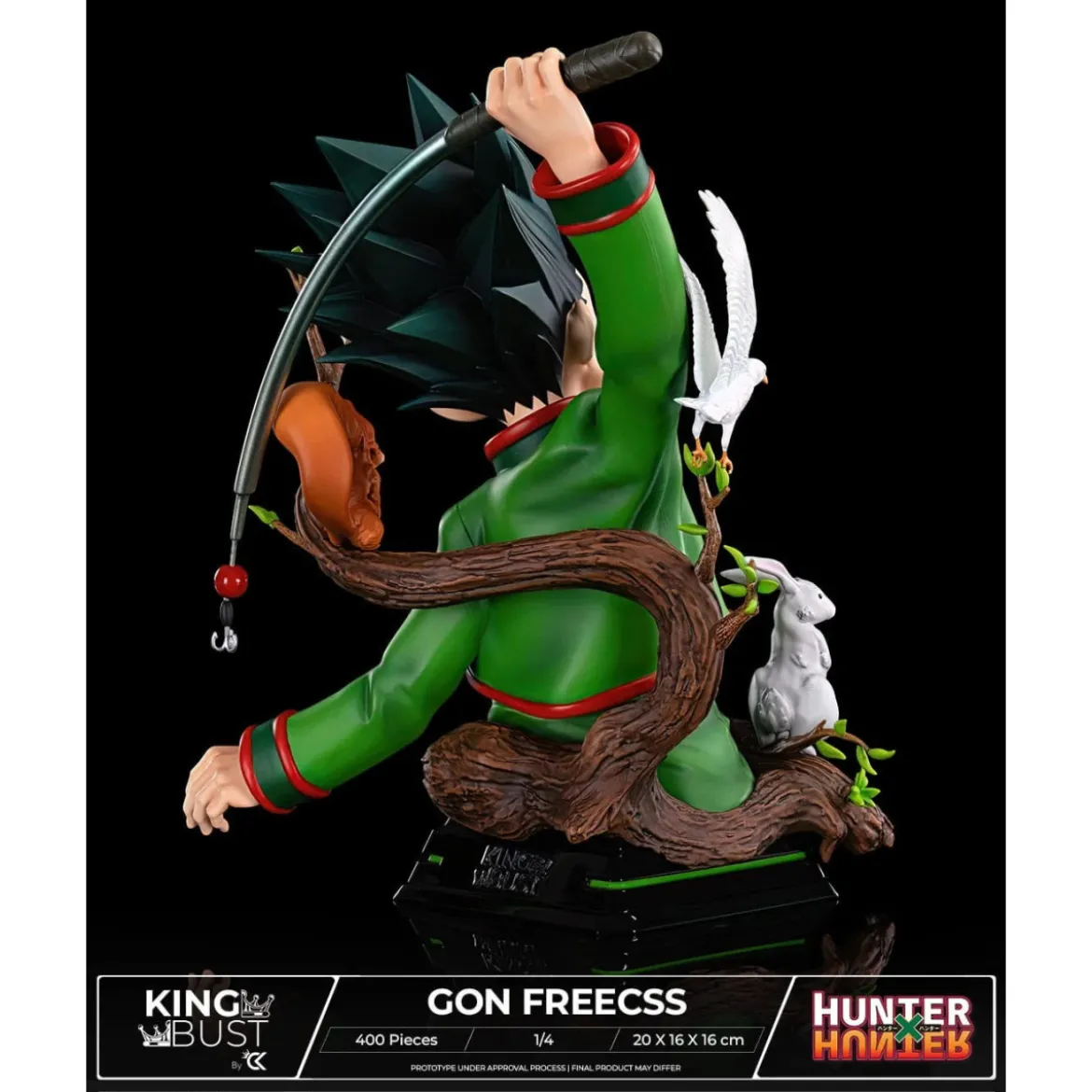 Cartoon Kingdom - King Bust Gon Freecss 1/4 - Hunter X Hunter - Limited Edition