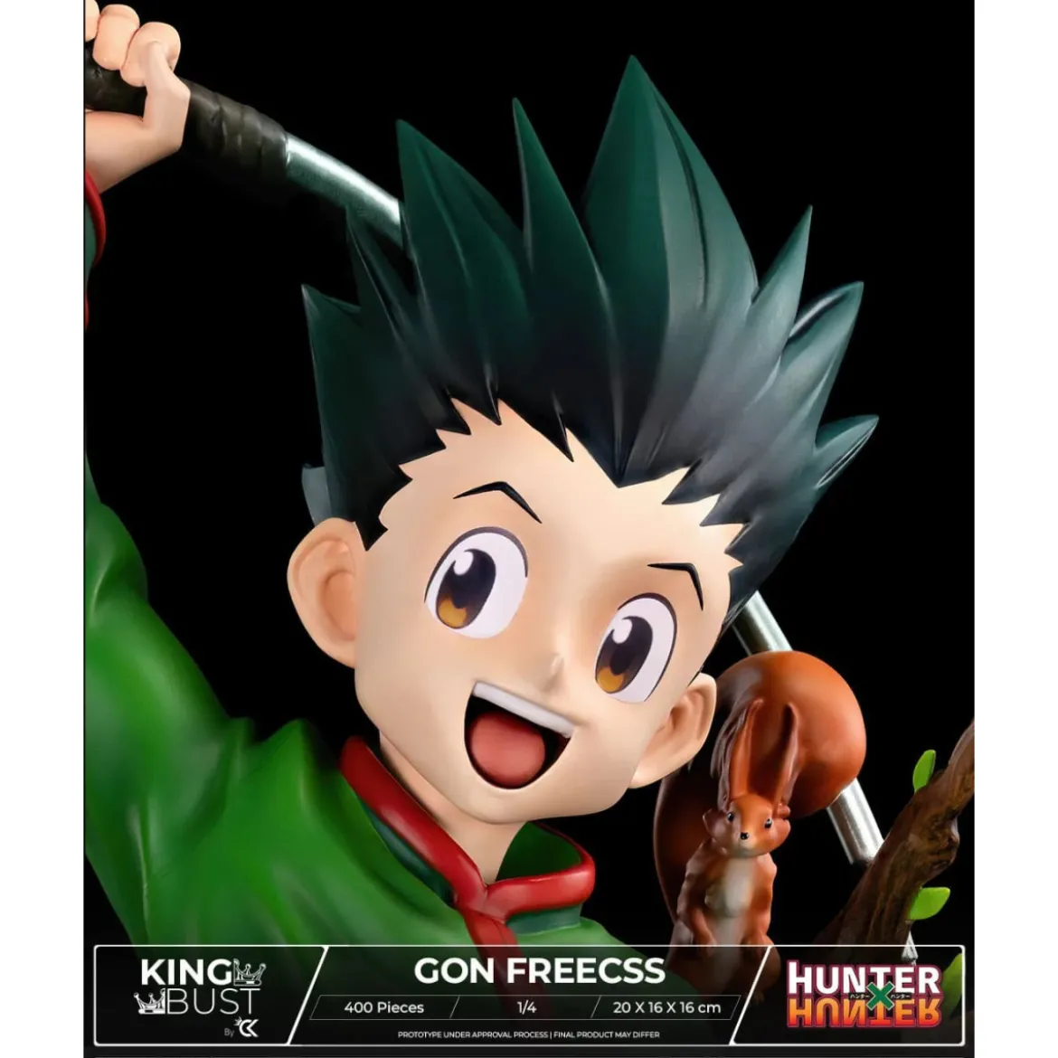 Cartoon Kingdom - King Bust Gon Freecss 1/4 - Hunter X Hunter - Limited Edition
